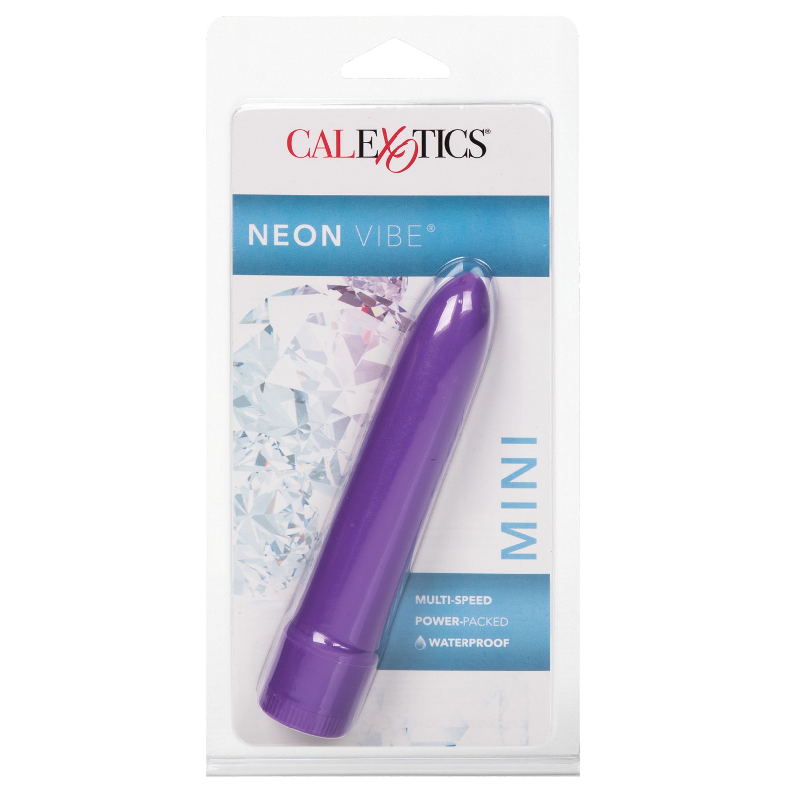 Mini Neon Vibe Purple Vibrator for Discreet Pleasure