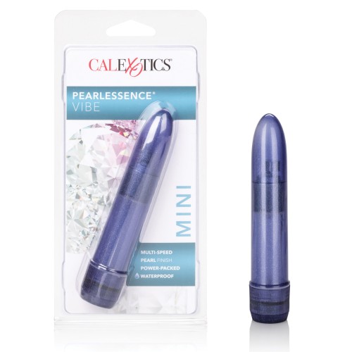 Vibrador Mini Pearlessence de 4.5" - Azul Lago