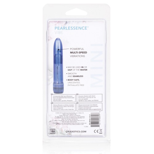 4.5" Mini Pearlessence Vibrator - Lake Blue