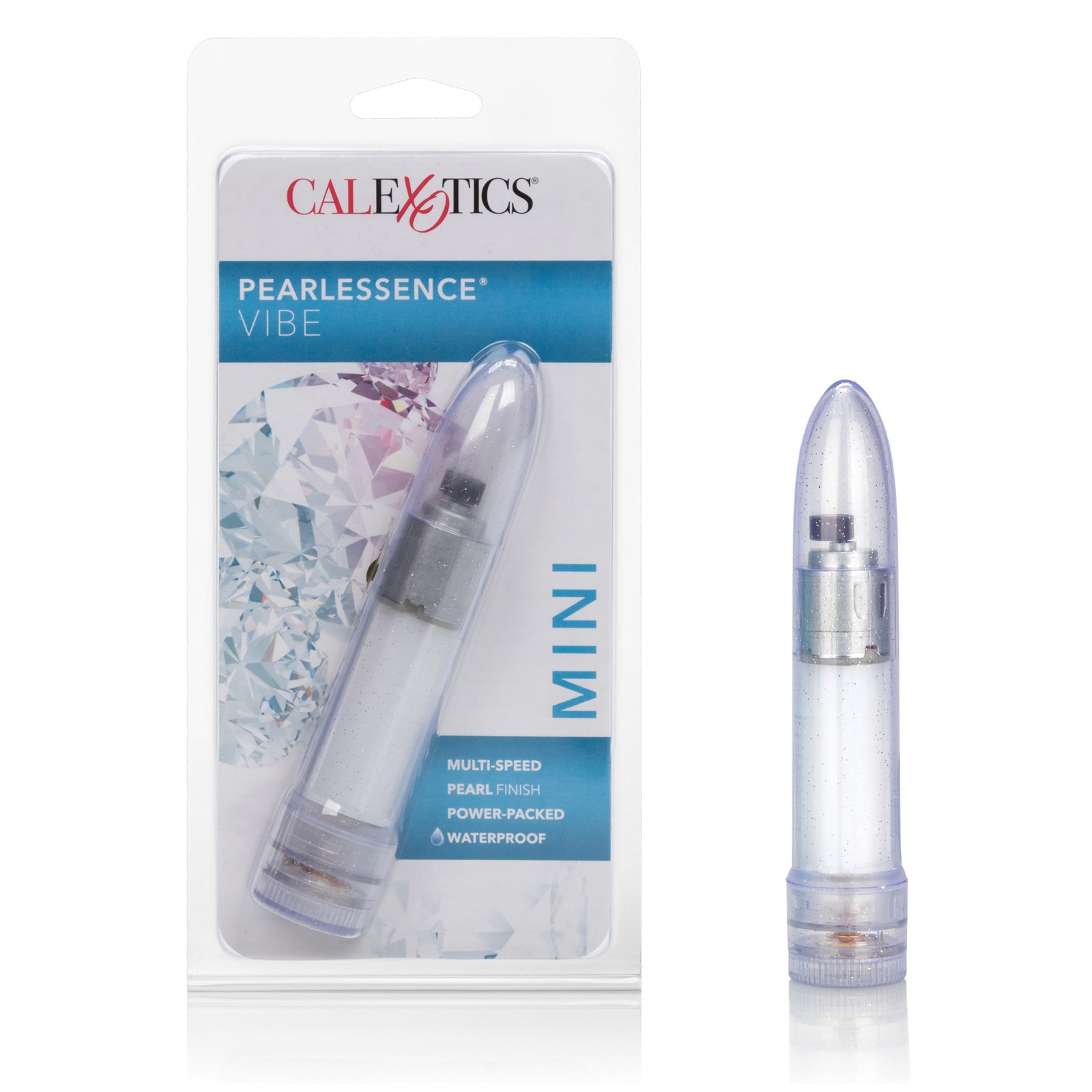 Mini Vibrador Pearlessence de 4.5" Tahoe Blanco