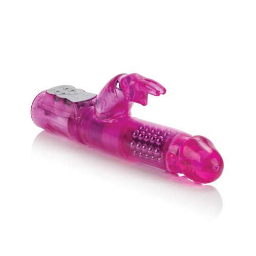 Jack Rabbit Waterproof Vibe with Floating Beads - Pink