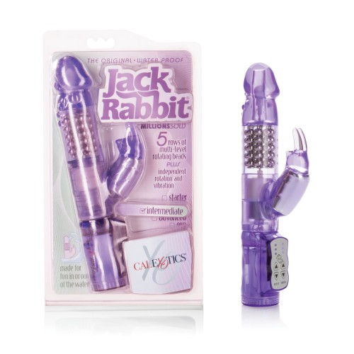 Vibrador Jack Rabbit a Prueba de Agua Púrpura