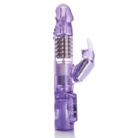 Vibrador Jack Rabbit a Prueba de Agua Púrpura