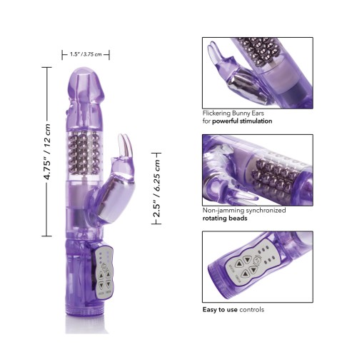 Jack Rabbit Waterproof Vibrator Purple