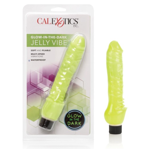 Glow In The Dark Jelly Penis Vibrator