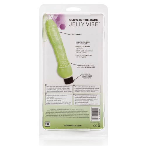 Glow In The Dark Jelly Penis Vibrator