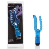 Crystalessence 5" Dual Penetrator - Blue - Ultimate Pleasure