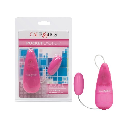 Pocket Exotics Vibrating Bullet - Pink Passion