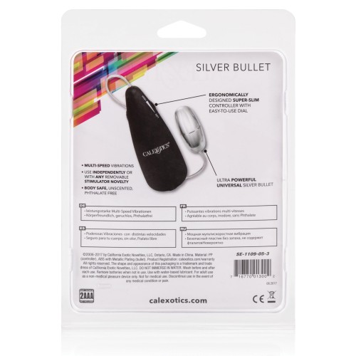 Silver Bullet Multi-Speed Vibrator - Discreet Pleasure