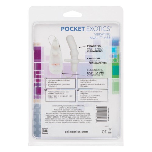 Pocket Exotics Vibrating Anal T Vibe