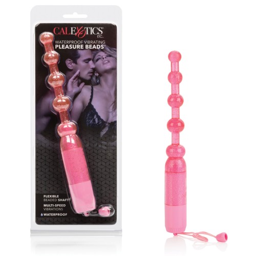 Waterproof Vibrating Pleasure Beads Pink