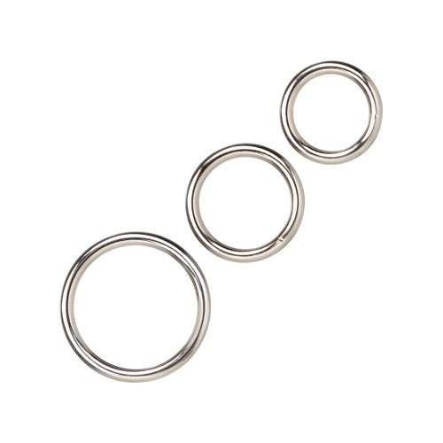 Silver Ring Enhancer Set for Intense Pleasure