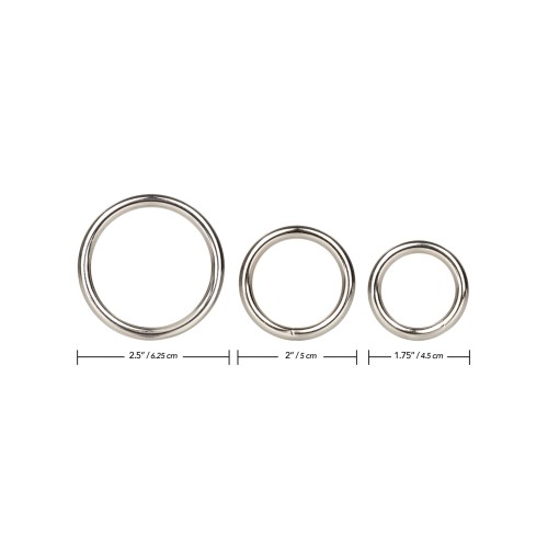 Silver Ring Enhancer Set for Intense Pleasure