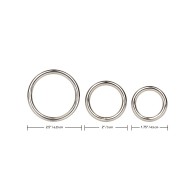 Silver Ring Enhancer Set for Intense Pleasure