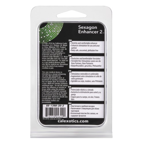 Sexagon Enhancer 2 Potenciador de Erección Transparente