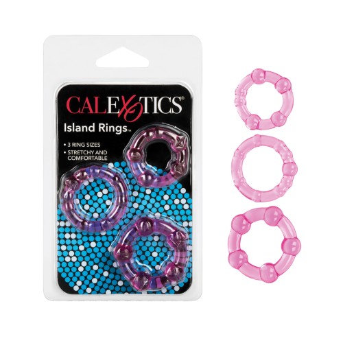 Silicone Island Rings - Pink