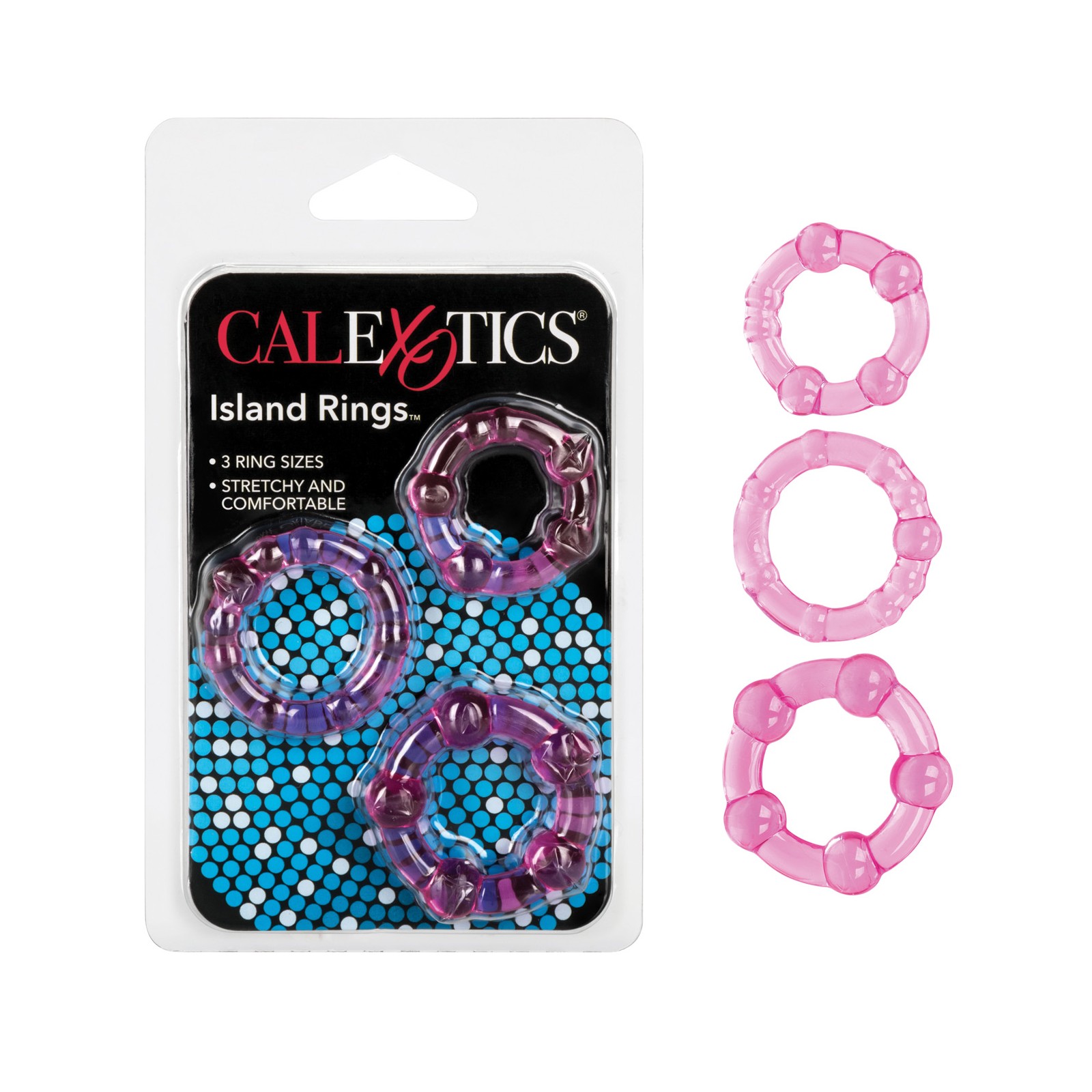 Silicone Island Rings - Pink