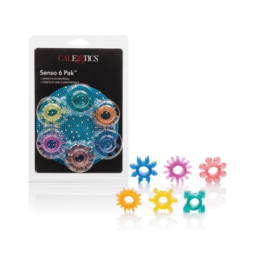 Senso 6 Pack Colored Rings