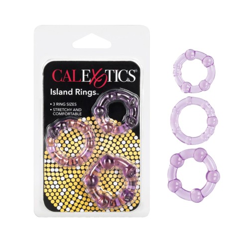 Silicone Island Rings Purple