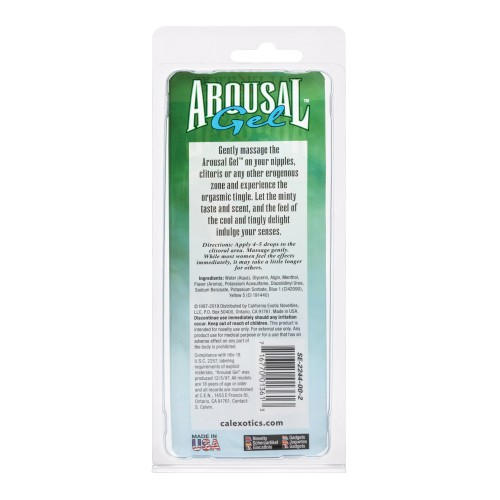 Arousal Gel Mint Flavor .25 oz