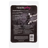 Nipple Play Silver Beaded Nipple Clamps