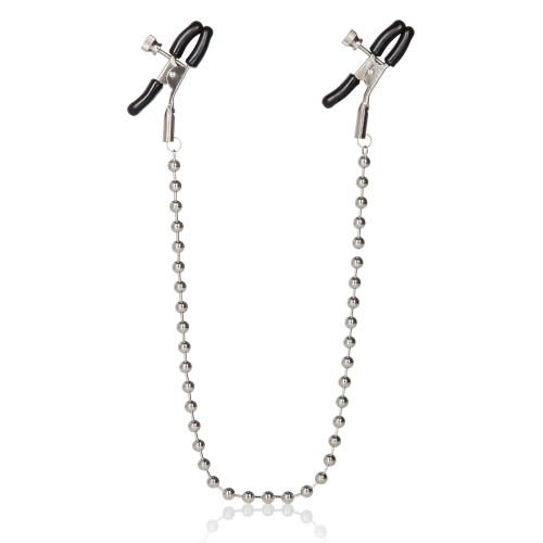 Nipple Play Silver Beaded Nipple Clamps