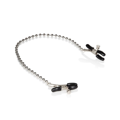 Nipple Play Silver Beaded Nipple Clamps