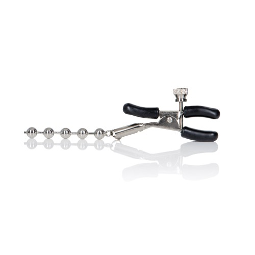 Nipple Play Silver Beaded Nipple Clamps