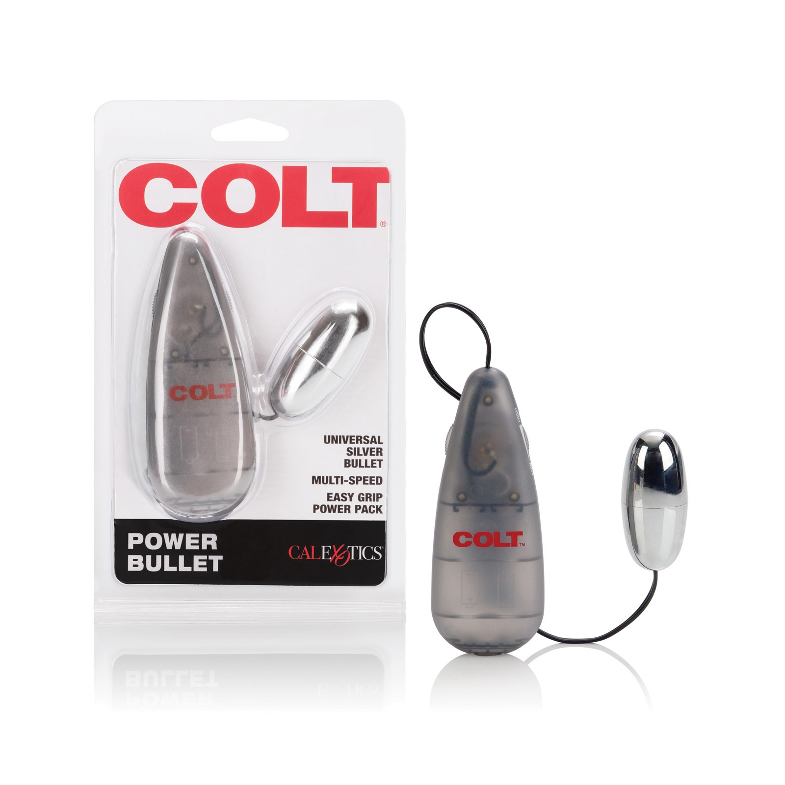 COLT Multi-Speed Power Pak Bullet Vibrator Silver