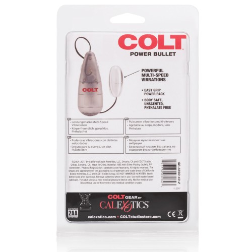 COLT Multi-Speed Power Pak Bullet Vibrator Silver