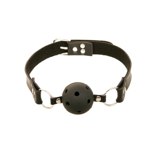 Breathable Ball Gag Black - Comfort & Control