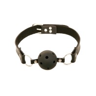 Breathable Ball Gag Black - Comfort & Control