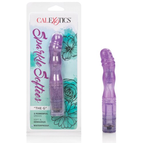 Sparkle Softees G Jelly Vibrator Purple