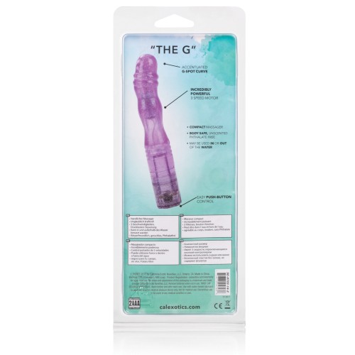 Vibrador Jelly Sparkle Softees G Púrpura