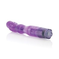 Vibrador Jelly Sparkle Softees G Púrpura