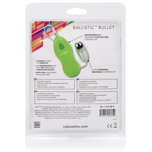 Bala Ballística Slimline Verde