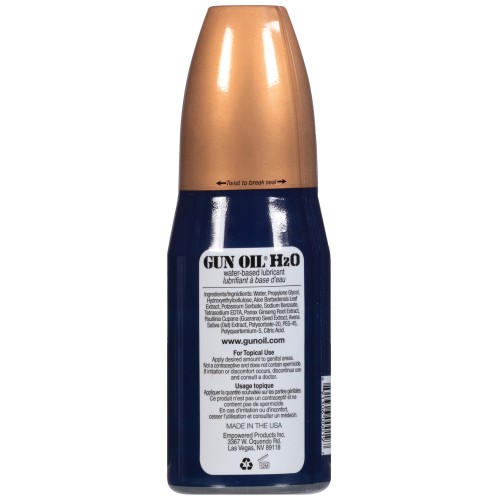 Gun Oil H2O Lubricante de Alta Calidad a Base de Agua