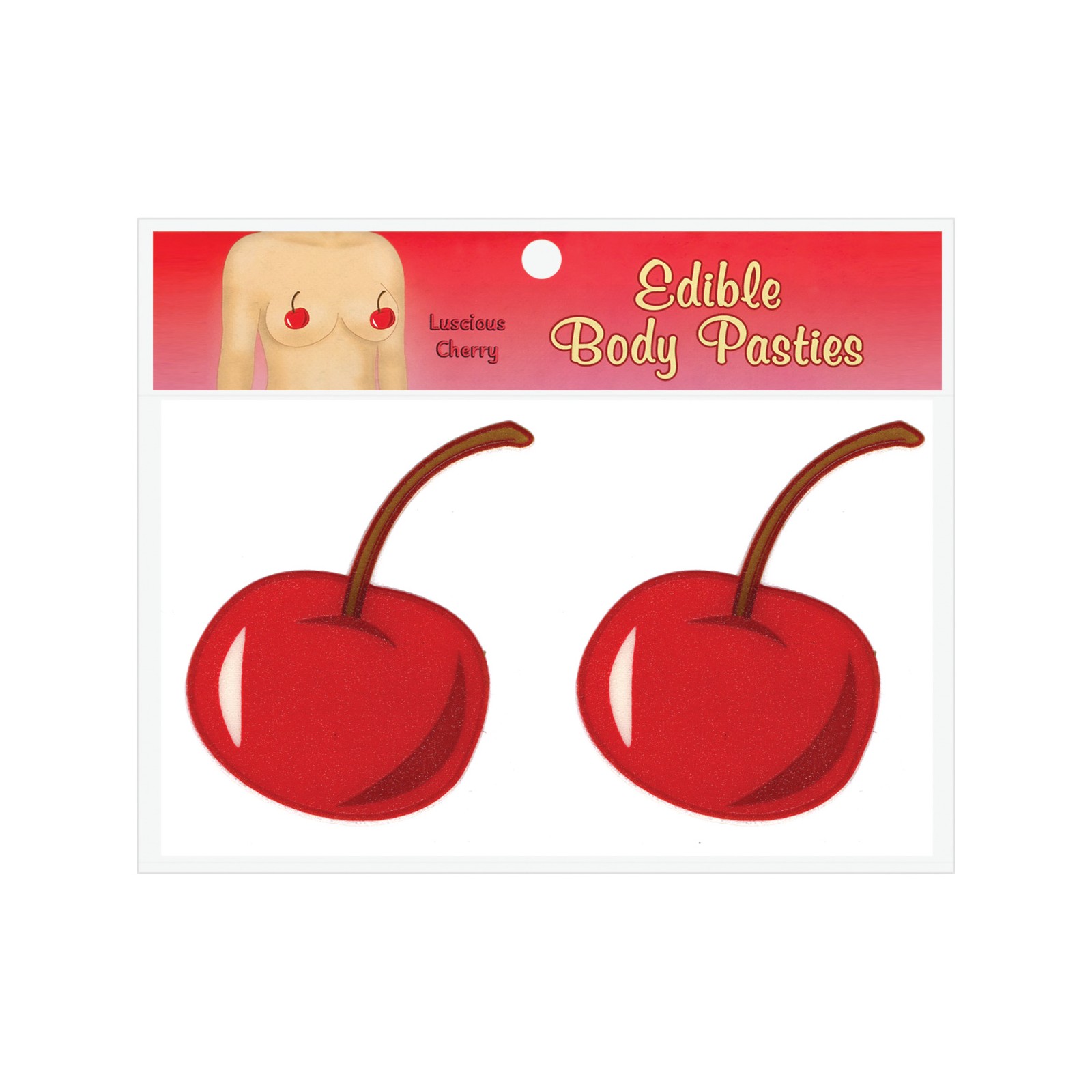 Edible Body Pasties - Delicious Cherry - Sweet Indulgence