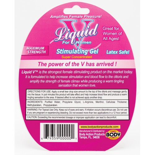 Estimulante Femenino Liquid V - Botella de 10 ml