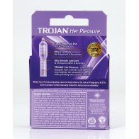 Preservativos Trojan Her Pleasure - Caja de 3