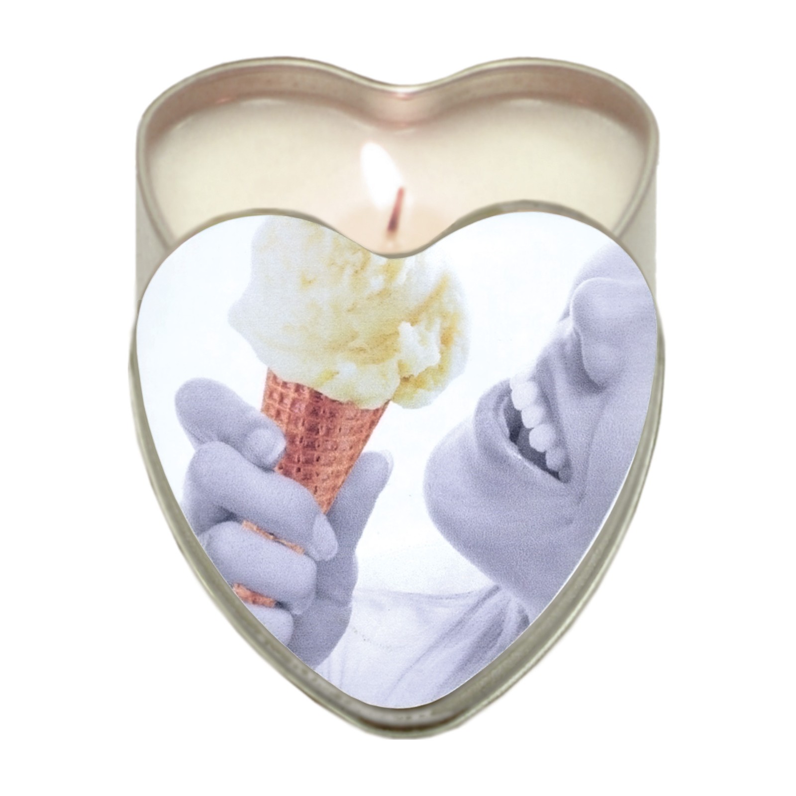 Earthly Body Edible Hemp Massage Candle for Sensual Pampering