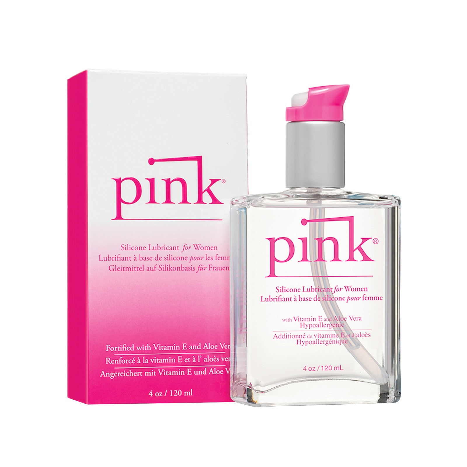 Lubricante PINK de Silicona - 4 oz