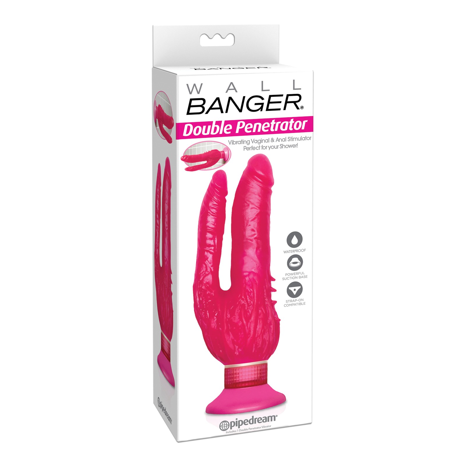 Wall Bangers Doble Penetrador - Rosa