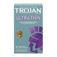 Condones Ultra Finos Trojan - Caja de 12