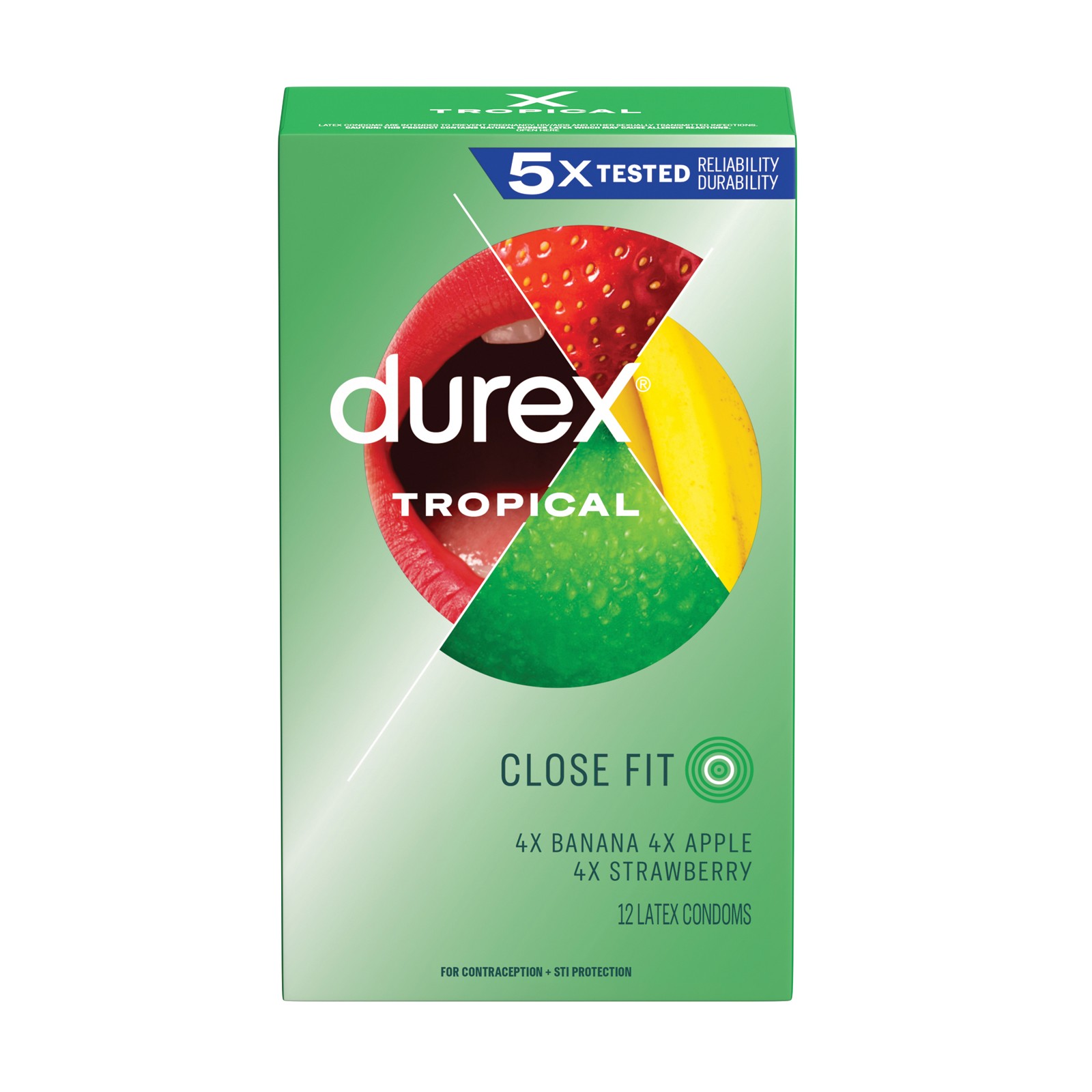 Condones Durex Tropical Color y Aromas Caja