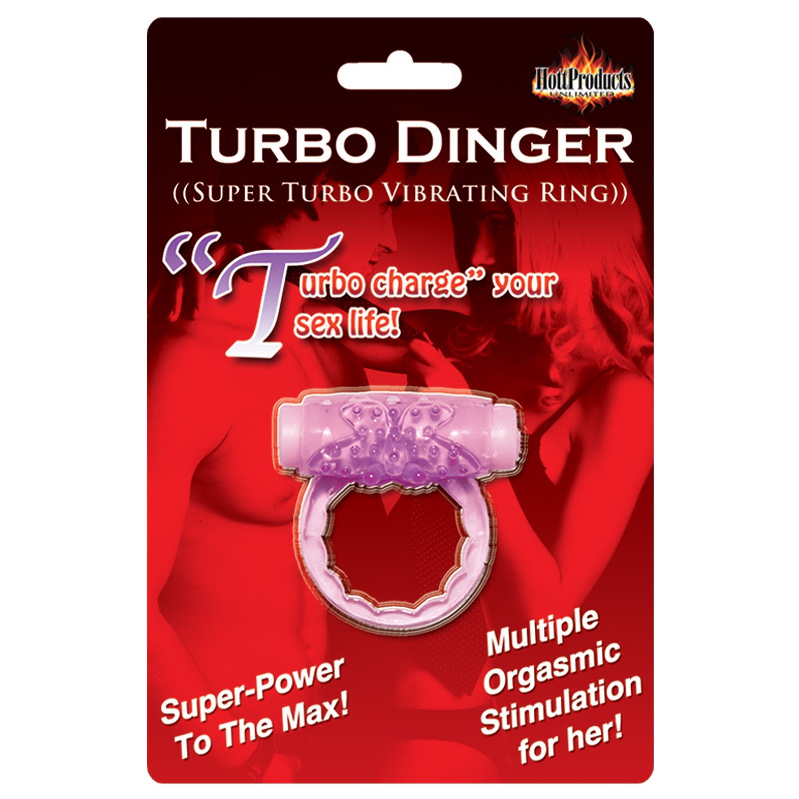 Anillo Vibrador Turbo Humm Dinger Púrpura