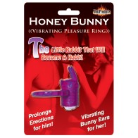 Anillo Vibrador Horny Honey Bunny Morado