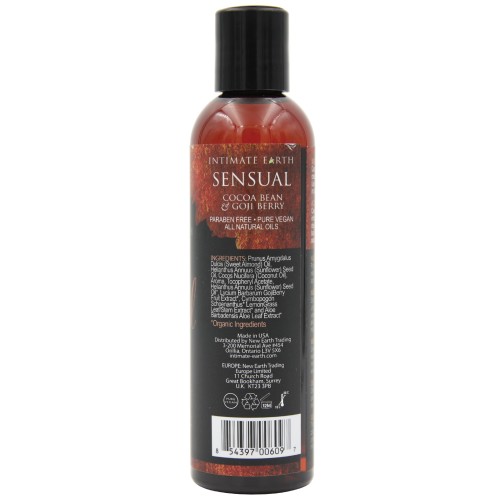 Aceite de Masaje Intimate Earth Cacao Baya Goji 120 ml