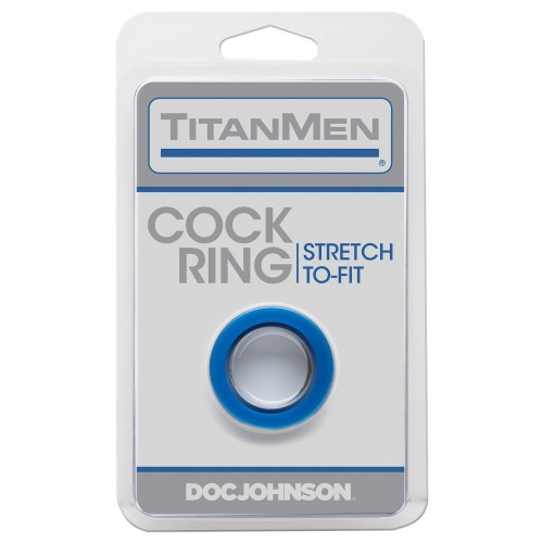 Titanmen Tools Cock Ring Blue Quality Performance