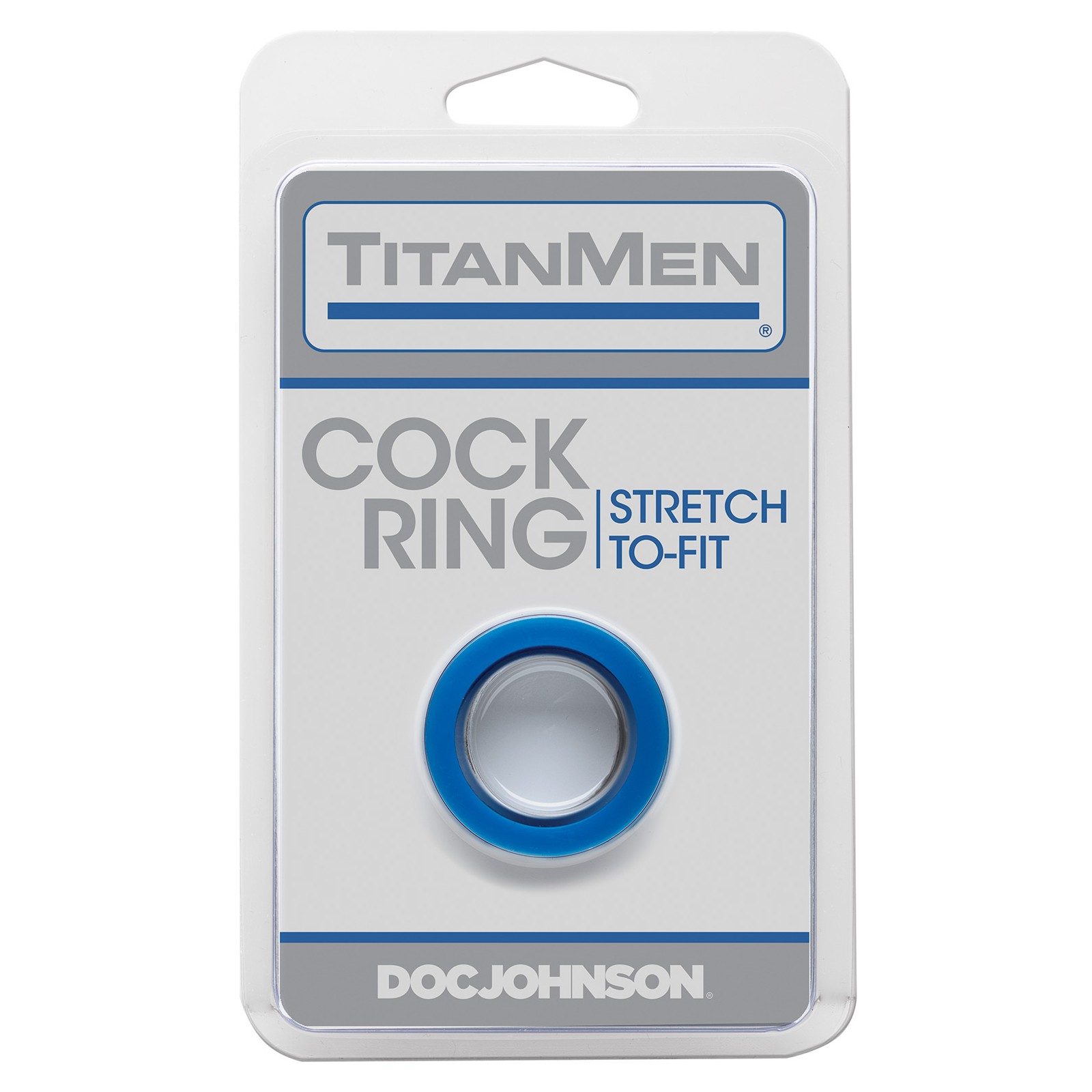 Titanmen Tools Cock Ring Blue Quality Performance